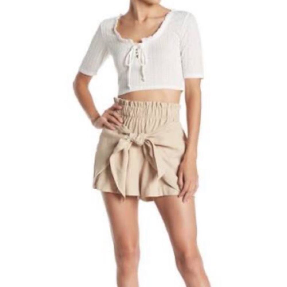 BCBGENERATION Knot Tie Shorts